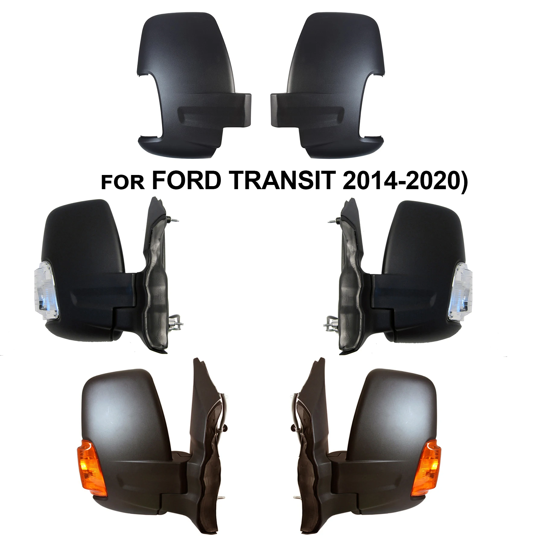 Electrical Short Arm Dead Angle Mirror Auto Parts Car Side Mirror Rearview Mirror For Ford