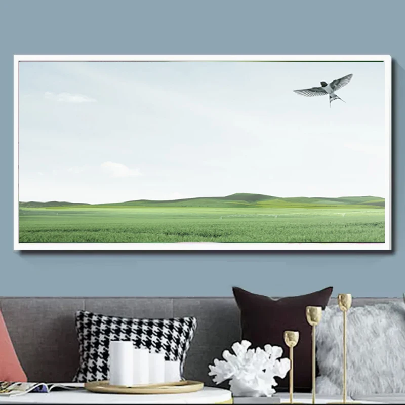 По акции! Настенный Электрический обогреватель с Карбоновым кристаллом, 600 Вт, Дальняя инфракрасная панель обогрева со встроенным Wi-Fi термостатом