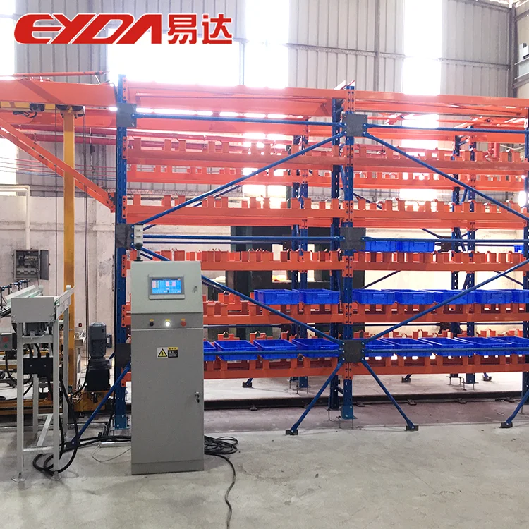 High Precision Fully Automated Warehouse Robot Unit Load Pallet Automation Asrs Storage Retrieval Picking System EYDA OEM