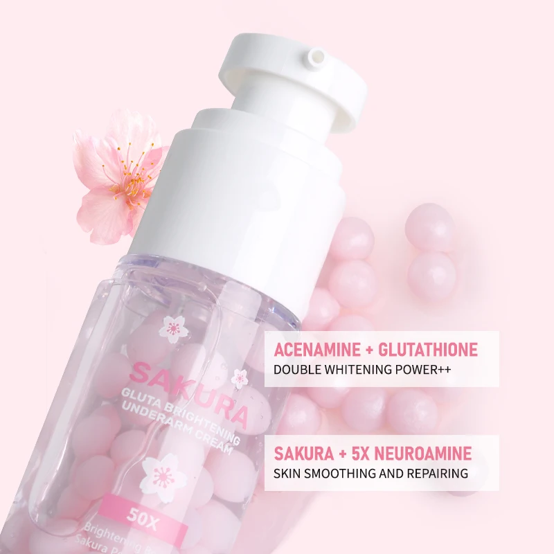 OEM Custom Underarm Whitening Cream Body Whitening Cream for Private Part  Armpit Skin Dark Spot Body Bikini Area