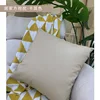 Home-style square throw pillow - khaki