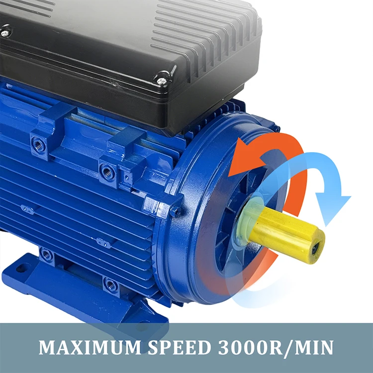 JULANTE YL90L-2 220V Single Phase Asynchronous Induction Capacitor Electric Motor for Vacuum