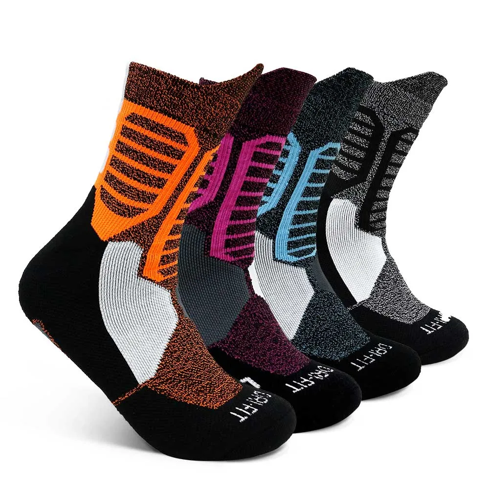 colored comfortable terry cushion compress sport socks men sport