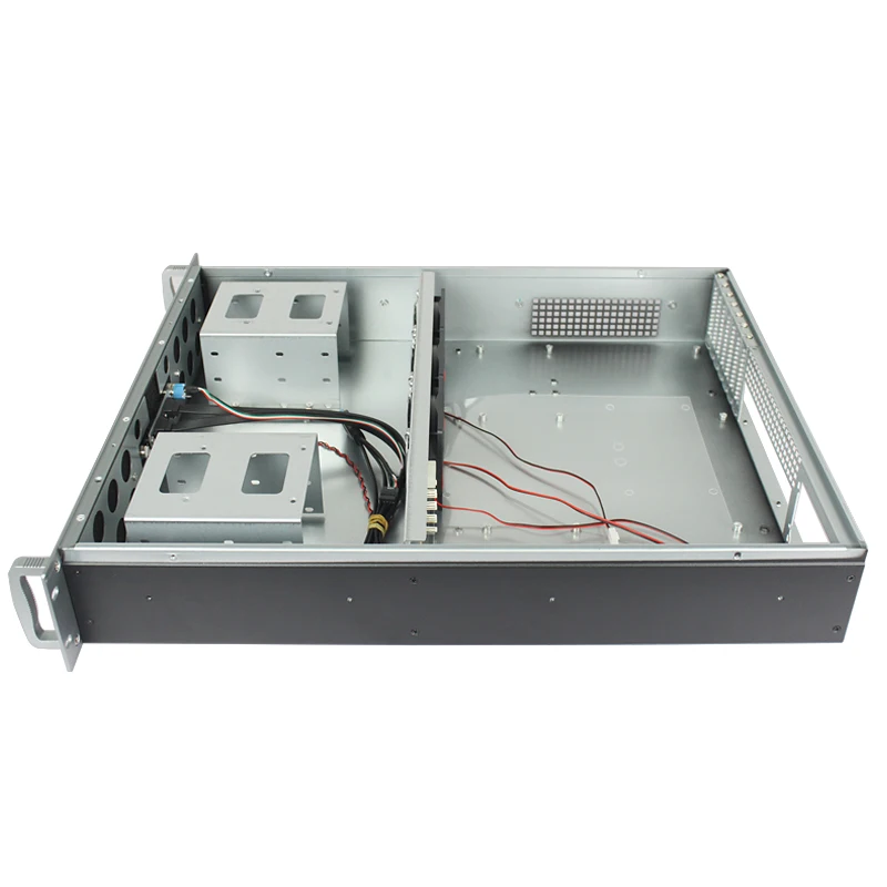 Aluminum HTPC 2u Server case 19 Inch Server Rack 2u Chassis Industrial Pc case