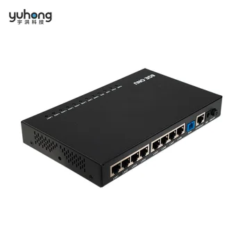 YUHONG  OptiXstar T823E-X ONU (industrial Optical Network Unit), provides 2 10G XGS-POns, 8 GE interfaces supporting PoE++.