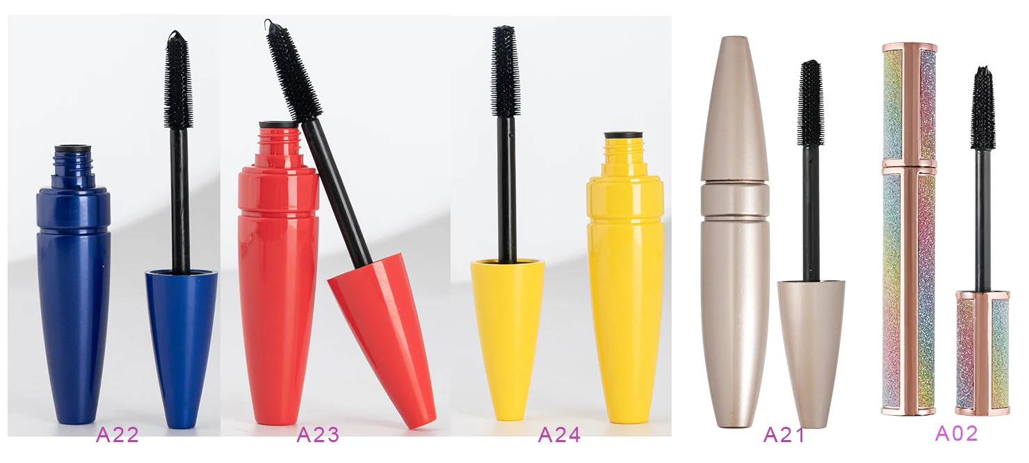 Pink Mascara Aluminum Tube 4d Silk Fiber Eyelash Createyourownbrand