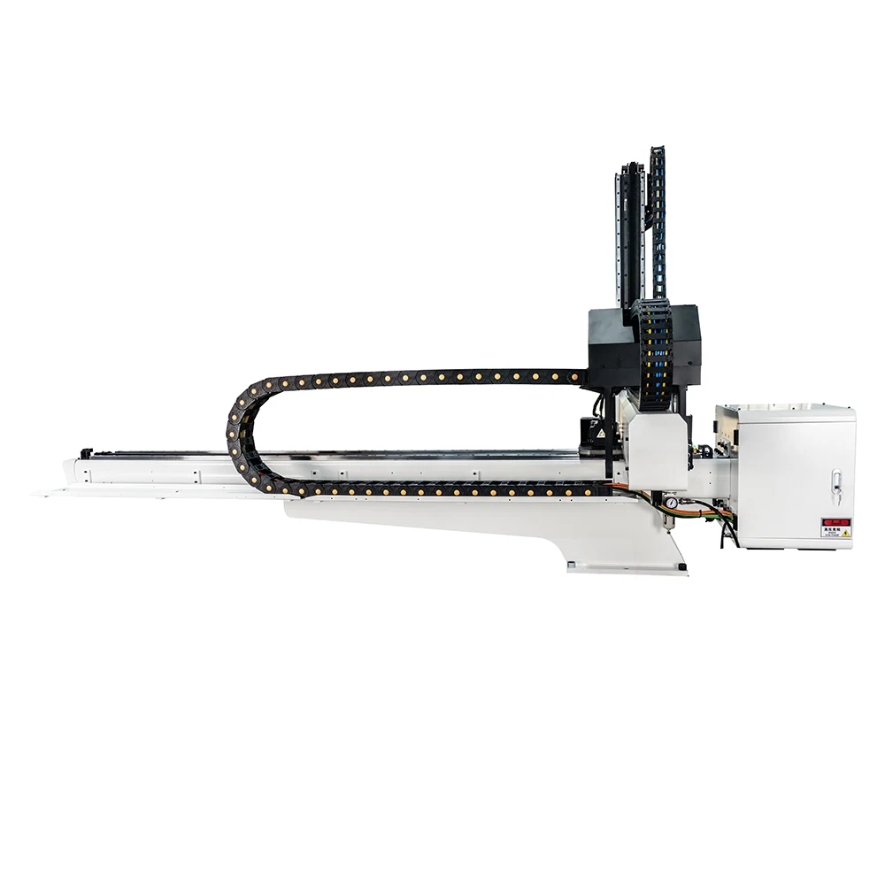 Διαθέσιμο Βιομηχανικά ρομπότ Cobot Robot Arm Vacuum Lifter Delta Plc Hand Injection Moulding Machine Manipulator