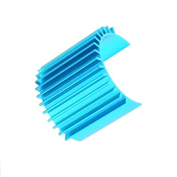 Oem Cnc Turning Milling Machined Service Aluminum Motor Cooling Heat Sink Fin Heatsink Top Vented For RC