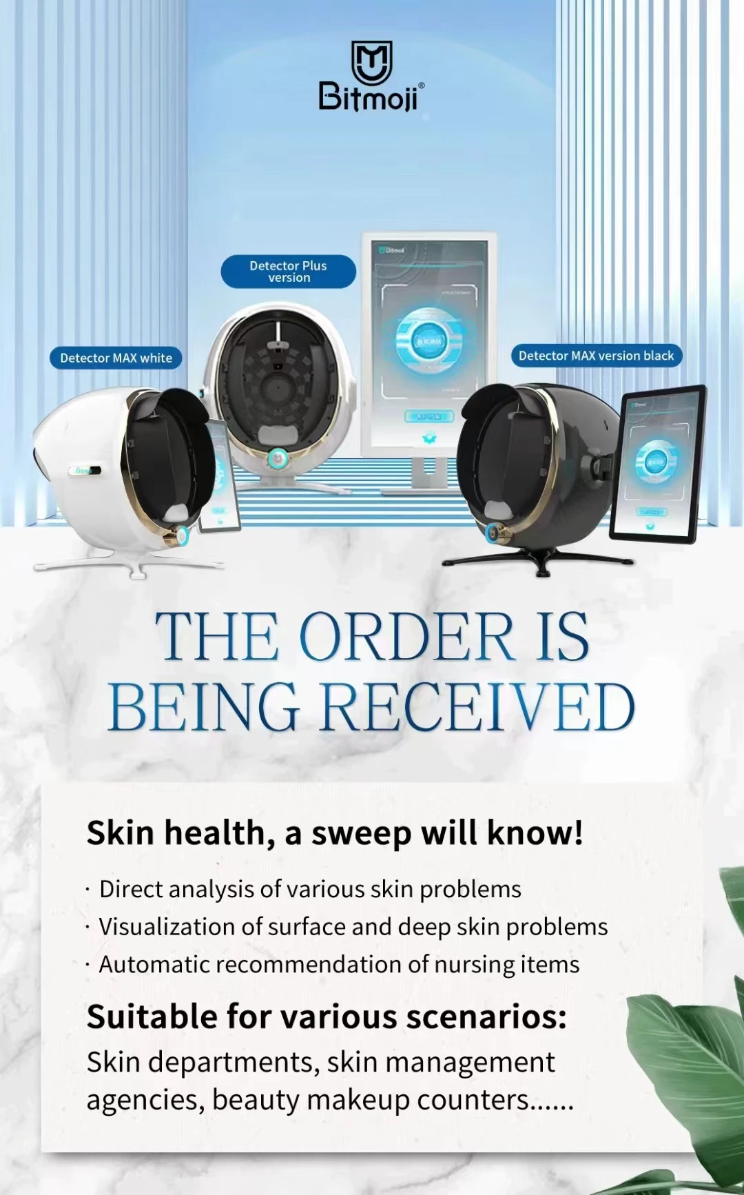 Dermatologist-recommended Professional Skin Analyzer: Quickly Detect 14 ...