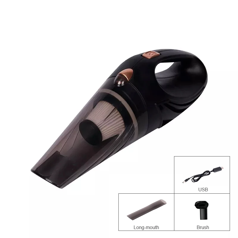 Сухой беспроводной автомобильный пылесос с низким уровнем шума прикуриватель предохранителем Высокая мощность мокрый и сухой