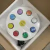Cadre blanc, Contrôleur de bouton (kit de contrôle à fibre optique)