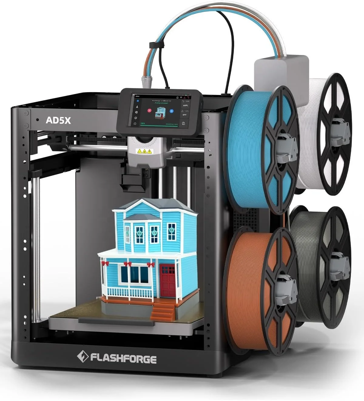 Impressora 3D FLASHFORGE AD5X de Alta Velocidade 600mm/s com