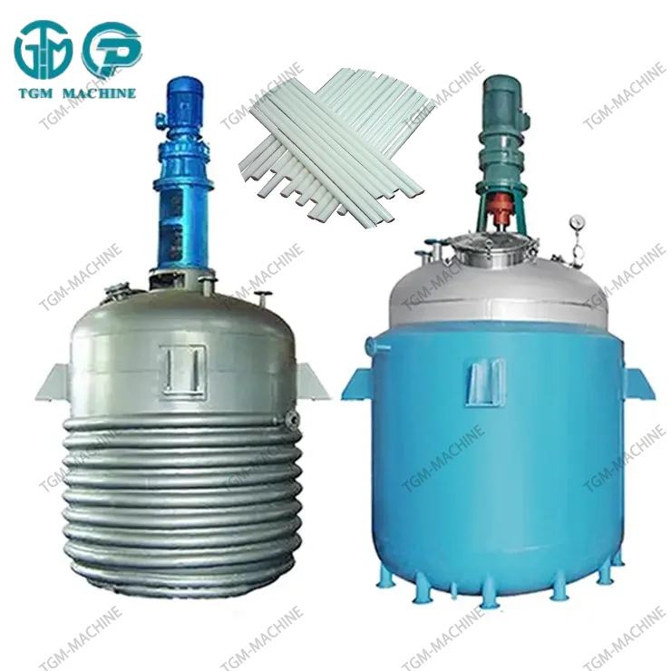 Make Stick Eva Hot Melt Glue Production Line Reactor Machine Jacket Heating Chemistry Adhesive Glue Production