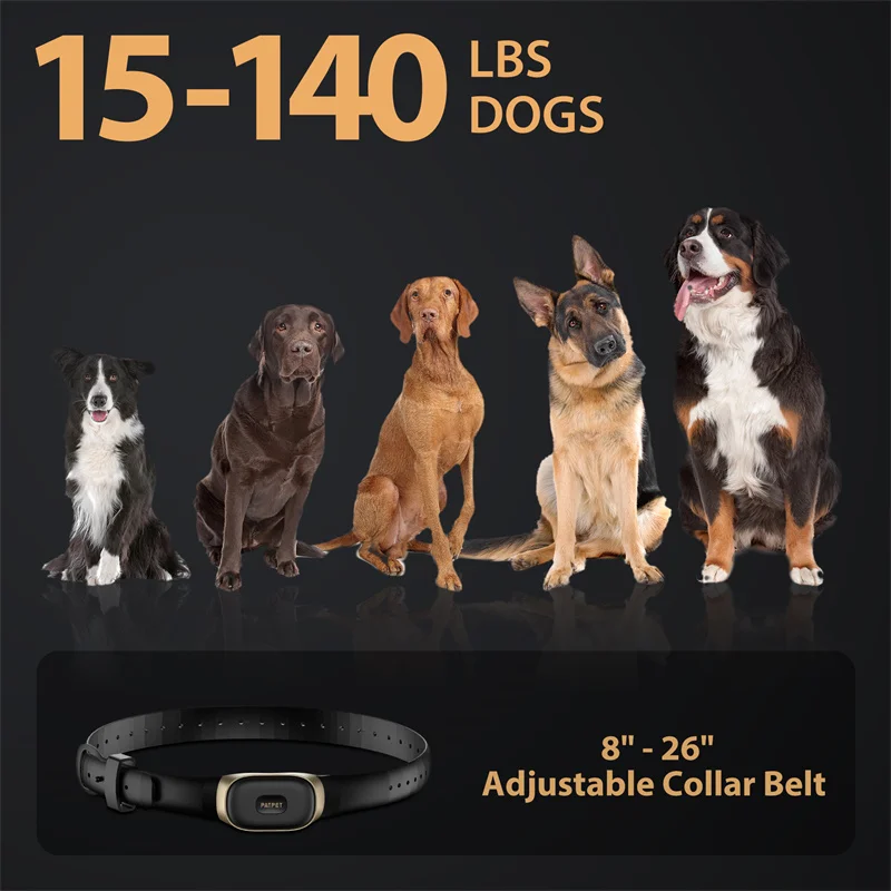 Patpet Dog Training E Collar 3 Safe Training Modes Beep Rechargeable