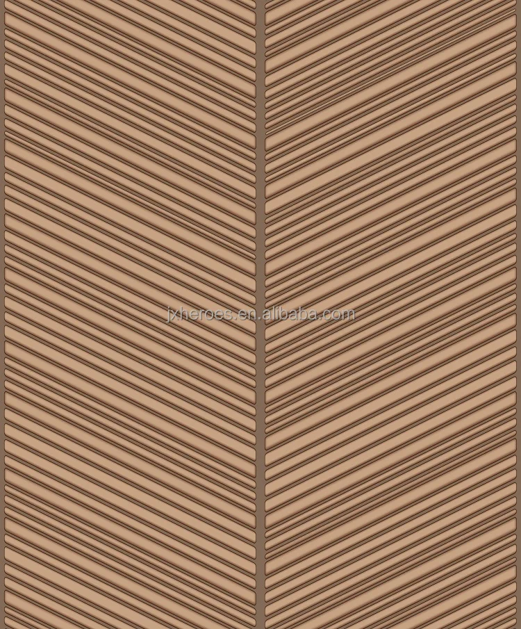 Modern Simple Line Pattern Sofa TV Background Wall Suede Wallpaper Designs