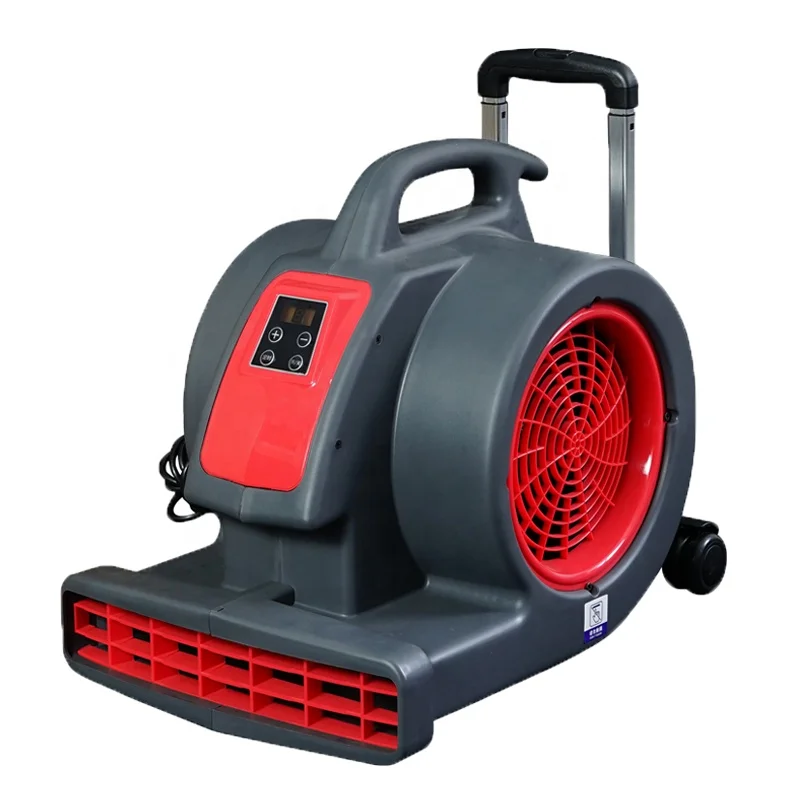 5 Speed DC Carpet Dryer Blower Air Mover Floor Dryer with Handle and Wheel