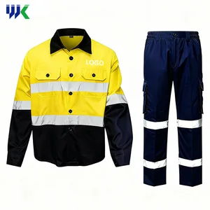 Breathable Classic Design Work Suits & Shirts with Reflective Construction Comfortable Fit Printing Logo in Stock