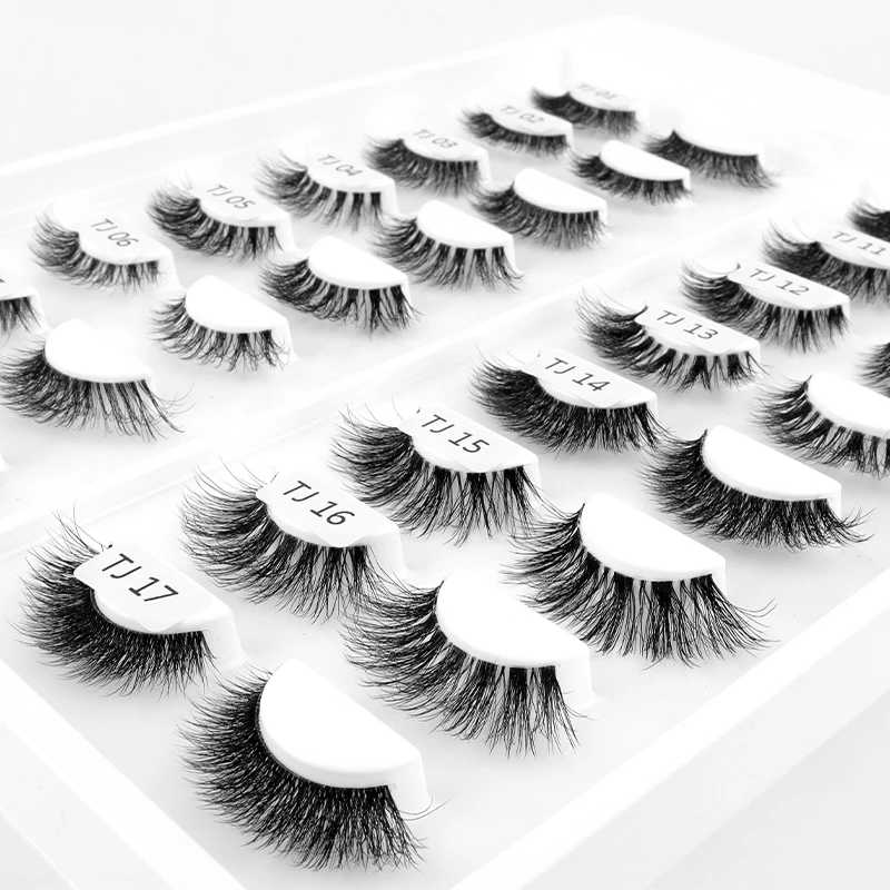 Hollyren Natural Full Strip Lashes - Patented Triangle Eyelashes