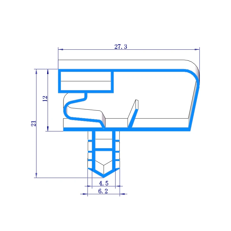 Guarnizione di ricambio coperchio refrigeratore Optimal Fit per