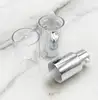 Tubo negro + Casquillo de plata