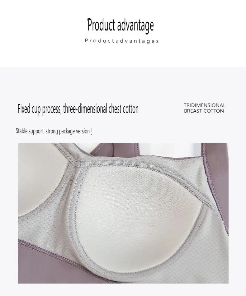 Women's Sports Bra Yoga Cross Back Backless Crop Top Fitness Running