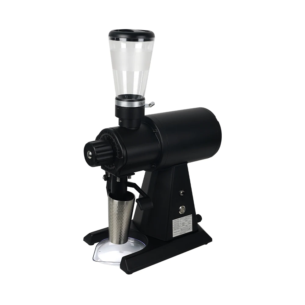 Manufacturer Stainless Steel 98mm Burr Commercial Electric Professional Automatic Coffee Bean Grinders for Sale - Image 4