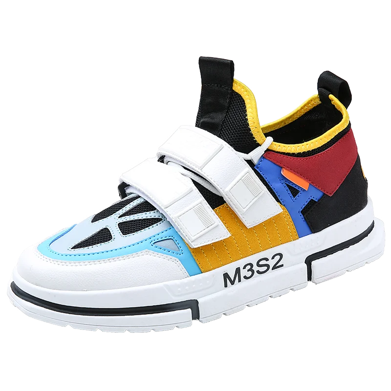 men's hook and loop shoes