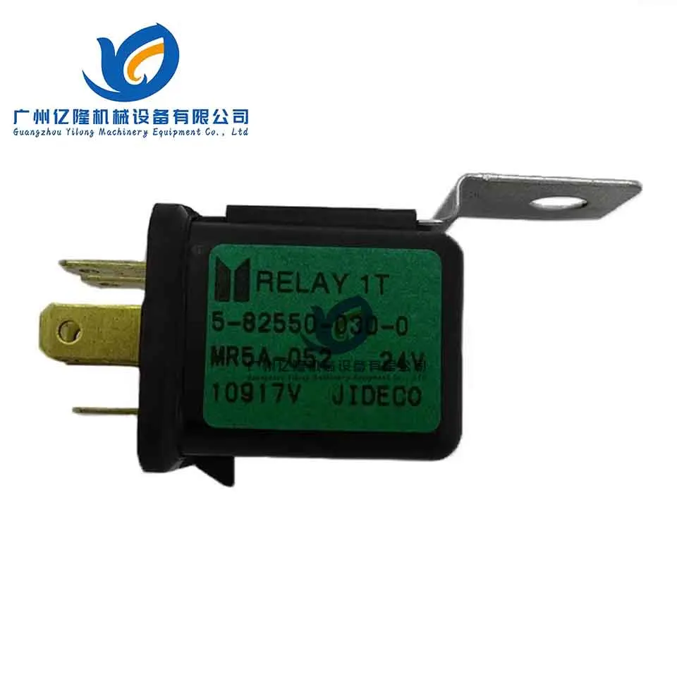 82550-030-0 Excavator Parts JIDECO Preheating Relay 1T5-82550-030-0 MR5A-052 24V 10917V