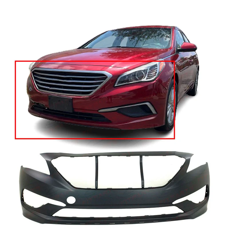 Auto Body Kits Front Bumper 86511-C1000 Cover for 2015 2016 2017 Hyundai Sonata 2.4L