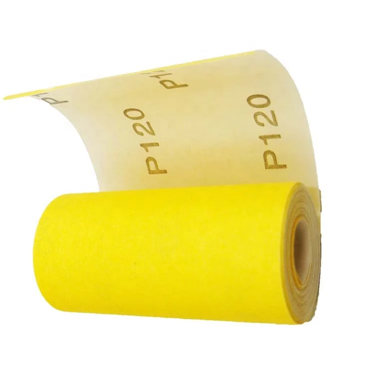 SATC ISO9001 MPA EN 12413 Certified European Standard 115mmx5m 240grit Aluminum Oxide Sand Paper Roll Polishing Type