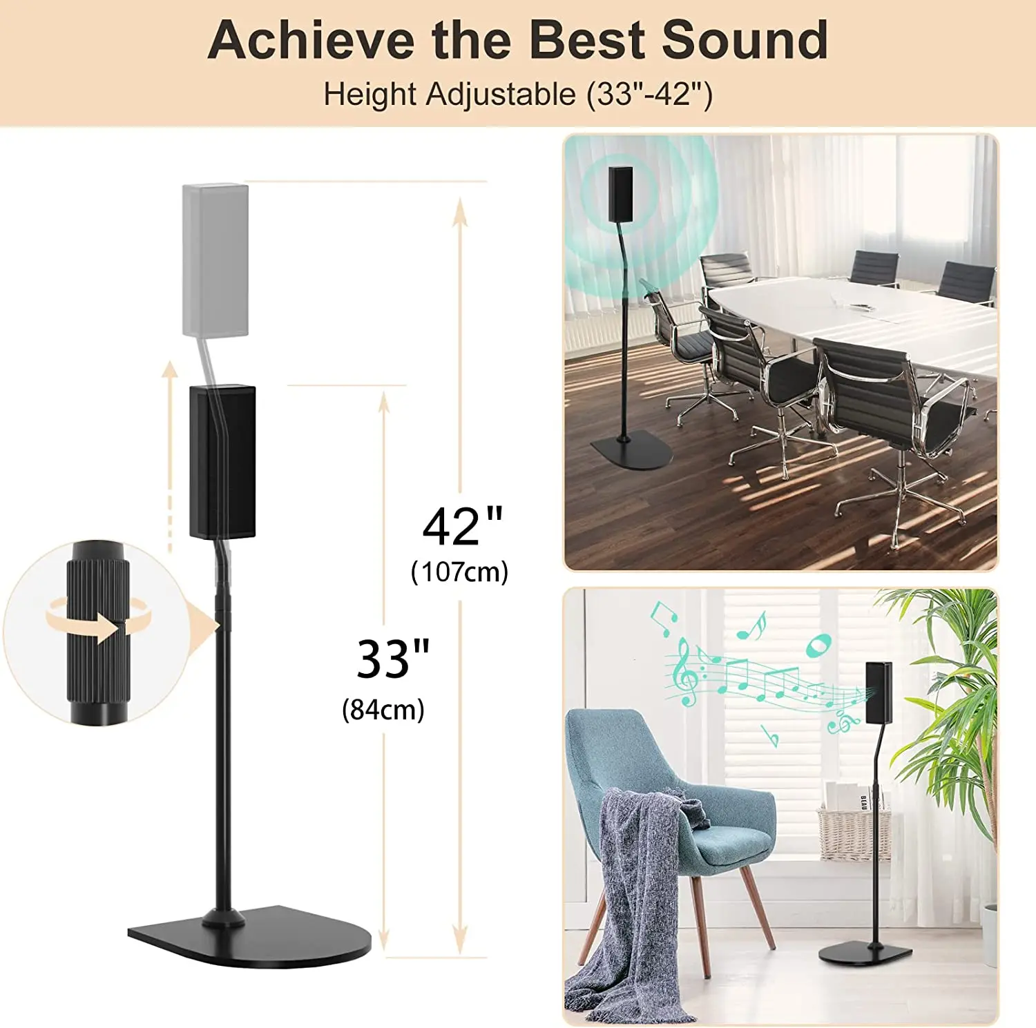 Boseスピーカースタンド用スタンド、Bose OmniJewel Lifestyle 650用