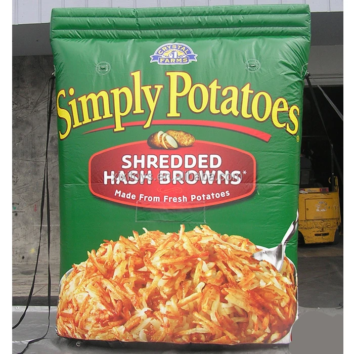 Giant Custom Inflatable Bags of Lay's Potato Chip Replicas for Shops Advertising,PVC Inflatable Chips Bags Balloon