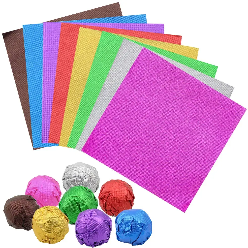 Aluminum Foil Chocolate Paper Laminated Tin Paper For Candy Butter