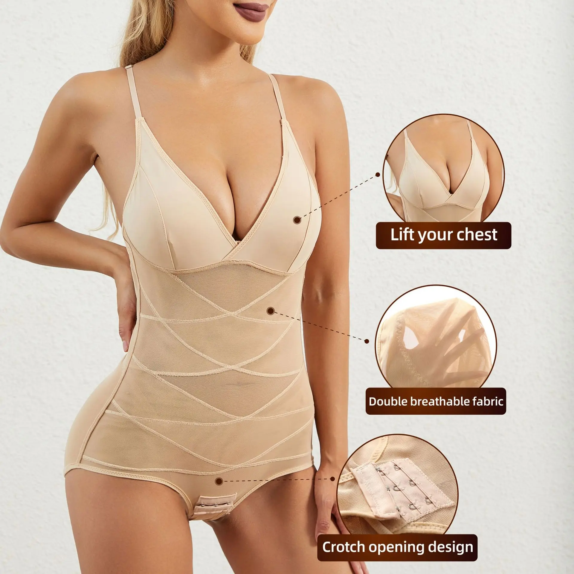 Shaping Bodysuit Shapewear Women Tummy Control