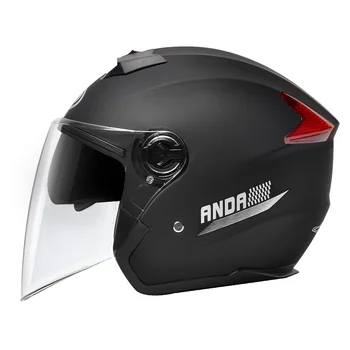 Hot Selling ABS 3/4 AD Half Face Motorcycle Helmet with Dual Visor New Condition for Off-Road Motorbike Riding