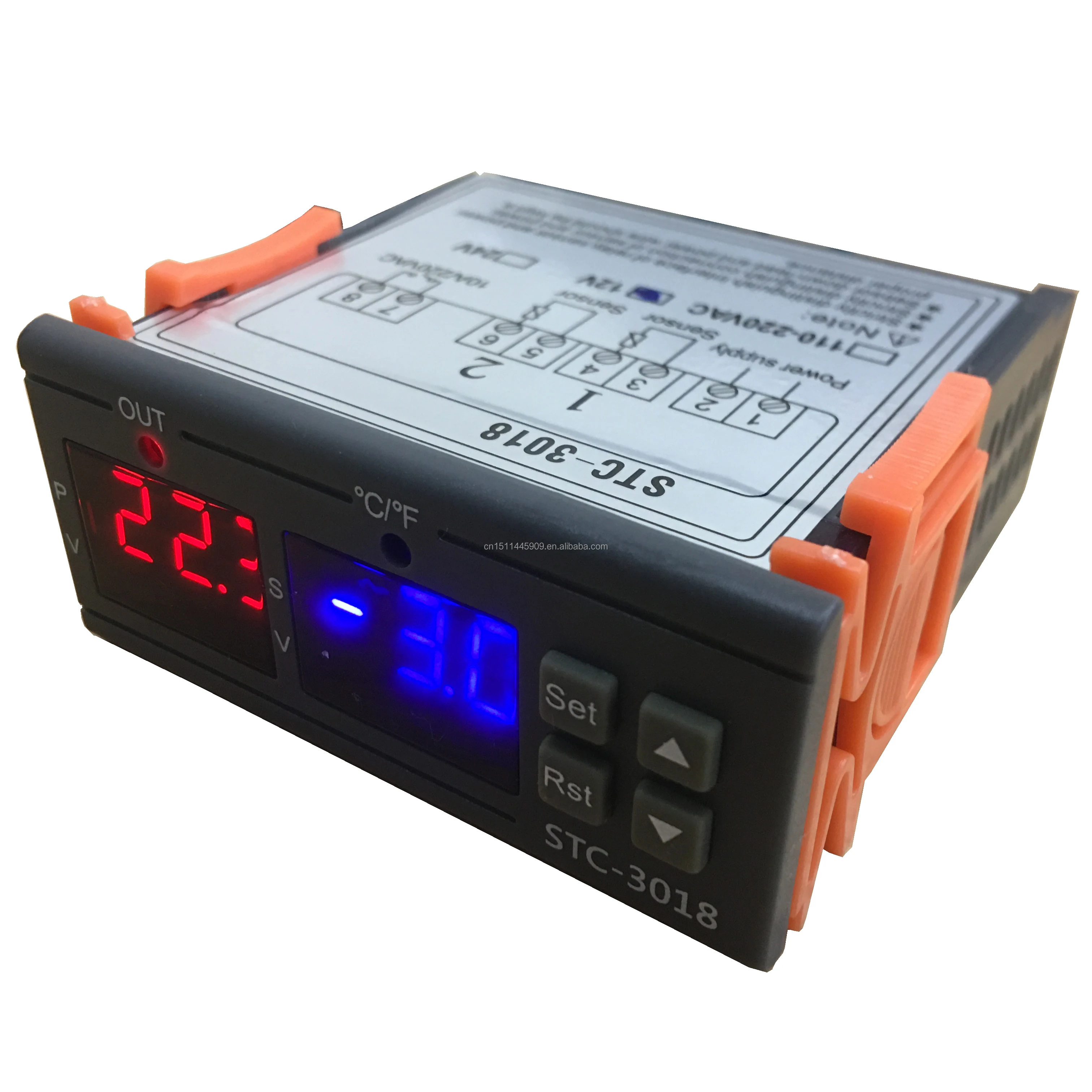 Condenser fan speed control drived by temperature reduce noise and