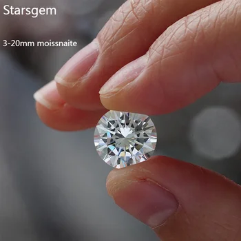 Loose Moissanite Round Brilliant H&A - 1 Carat Lot - Sizes 0.7mm To 3mm DEF White