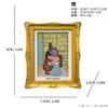 Kiss-shaped photo frame fridge magnet-decorative piece