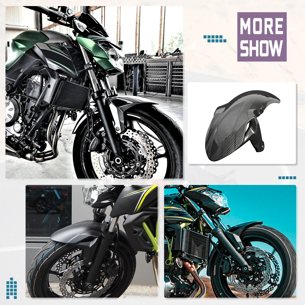 XXUN Motorcycle Accessories - Front Wheel Fender for Kawasaki