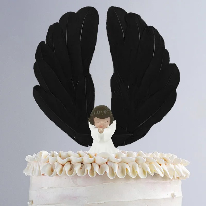 DIY223 Angel Wings Wedding Cake Toppers - Nirvanafourteen