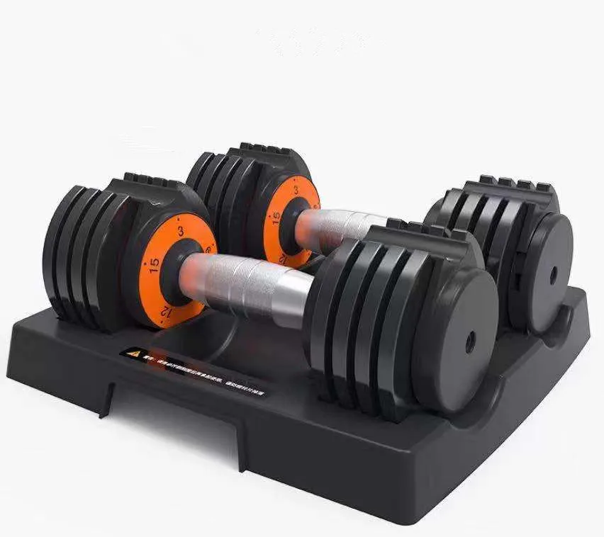 Longglory 30 Lbs Cast Iron Dumbbell Adjustable Versatile