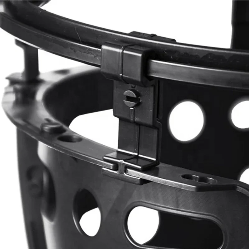 Basketball Return Attachment System 360 Degree Rotatable Basketball Hoop Rebounder