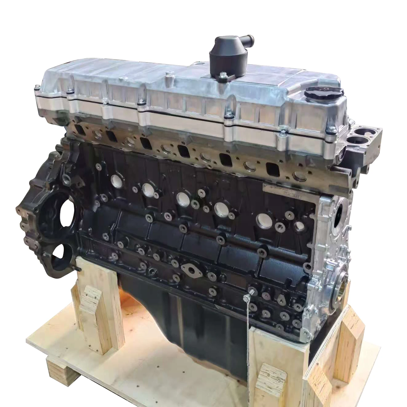 Bare Engine Oil Pan with Flywheel Housing 6HK1 EI Remake-New Suitable for Isuzu - Gupta Tractor Spares Co.