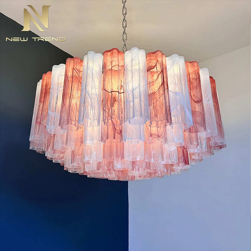 CPL-444 Custom French Vintage Murano Glass Chandelier Glass Suspension Lighting for Hotel Lobby
