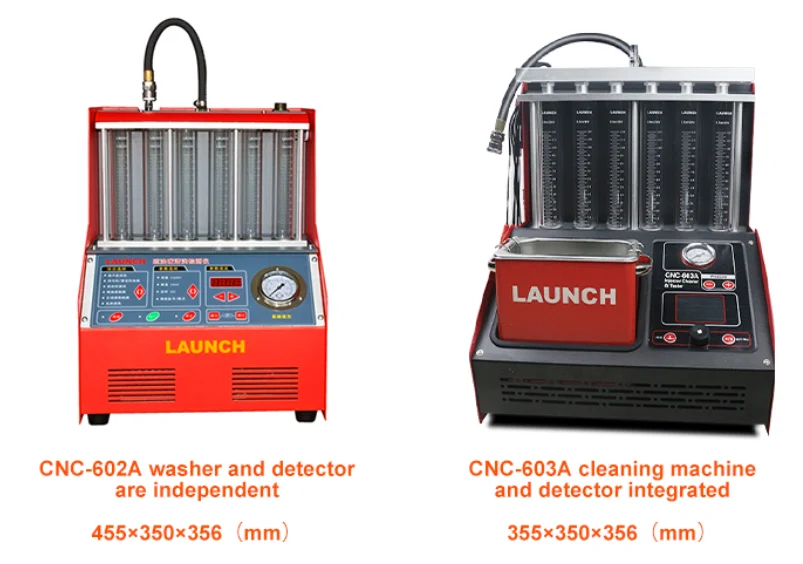 6 cylinder cnc-603a  launch cnc 603a launch 603A Injector Cleaner and tester injector tester gdi launch manufacture