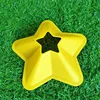 Placa con logo de estrella de cinco puntas - Amarillo