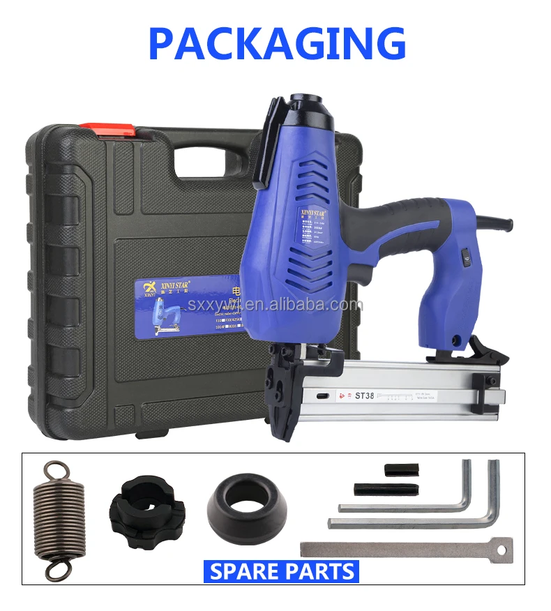 Xinyi St38 Brad Nailer Concrete Nail Gun 220v Electric Strong Concrete