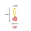 Clip per borsa pop-rosa pesca
