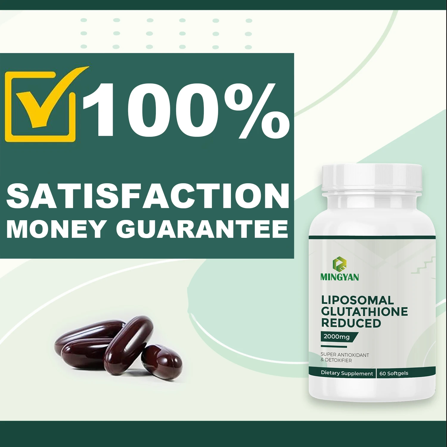 Liposomal Glu-tathione 500mg with Whole Foods | Master Antioxidant Supplement for Immune, Liver & Skin Support for Men & Women Liposomal Glu-tathione 500mg with Whole Foods | Master Antioxidant Supplement for Immune, Liver & Skin Support for Men & Women