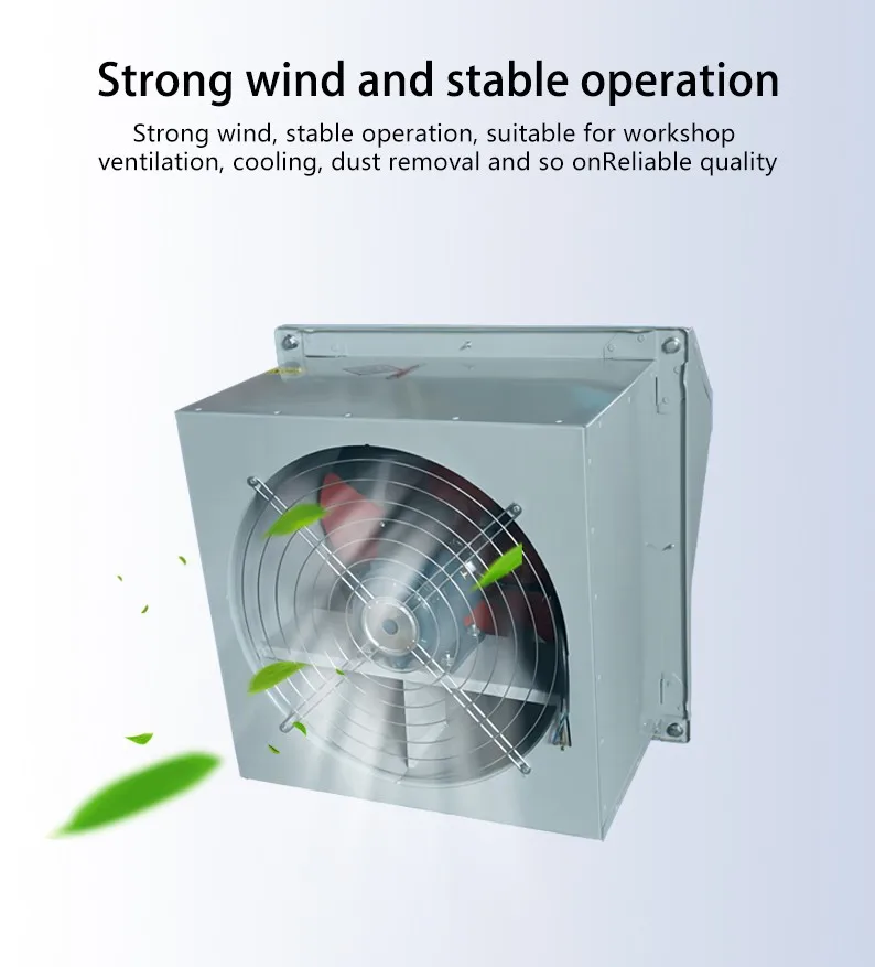Metal Ventilation Axial Fan, Explosion-proof, Wall - detail 2
